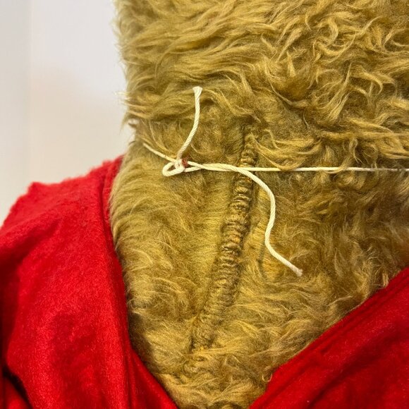 Vintage 1977 Paddington Bear Stuffed Plush 20" Eden Toys Yellow Boots Red Coat - Picture 15 of 16